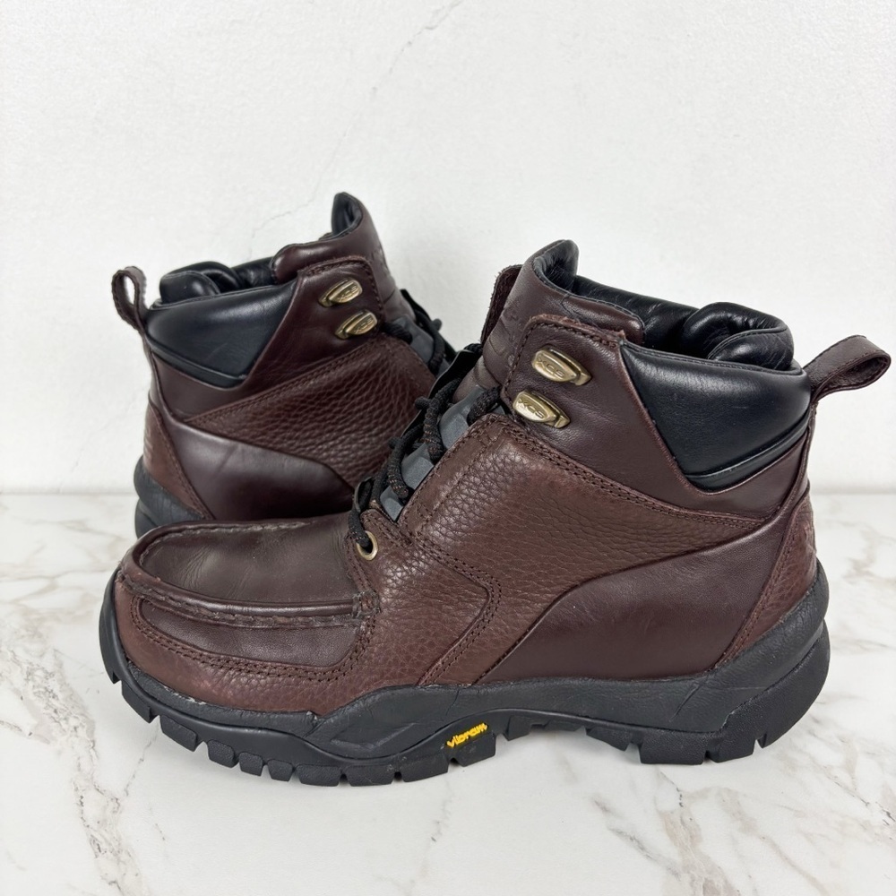 Rockport XCS Men’s Brown Leather Hiking Boots Sz 7M